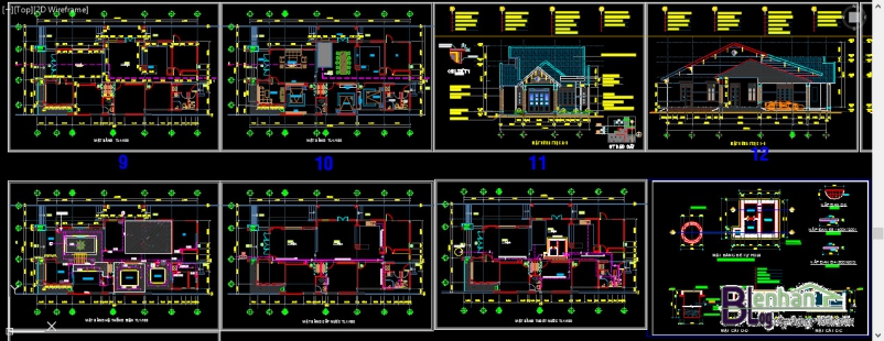 Bản vẽ thiết kế nhà cấp 4 đẹp