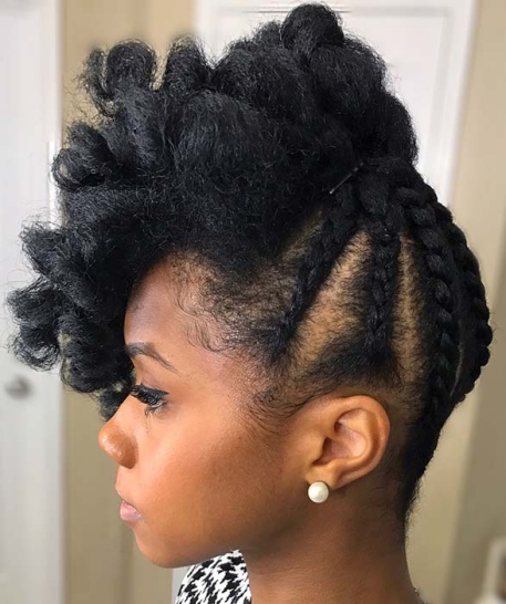 STATEMENT BRAIDED UPDO Beautiful Natural Hairstyles Best