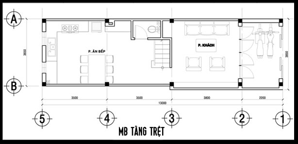 Mẫu nhà ống đẹp diện tích 40m2 - hình 2